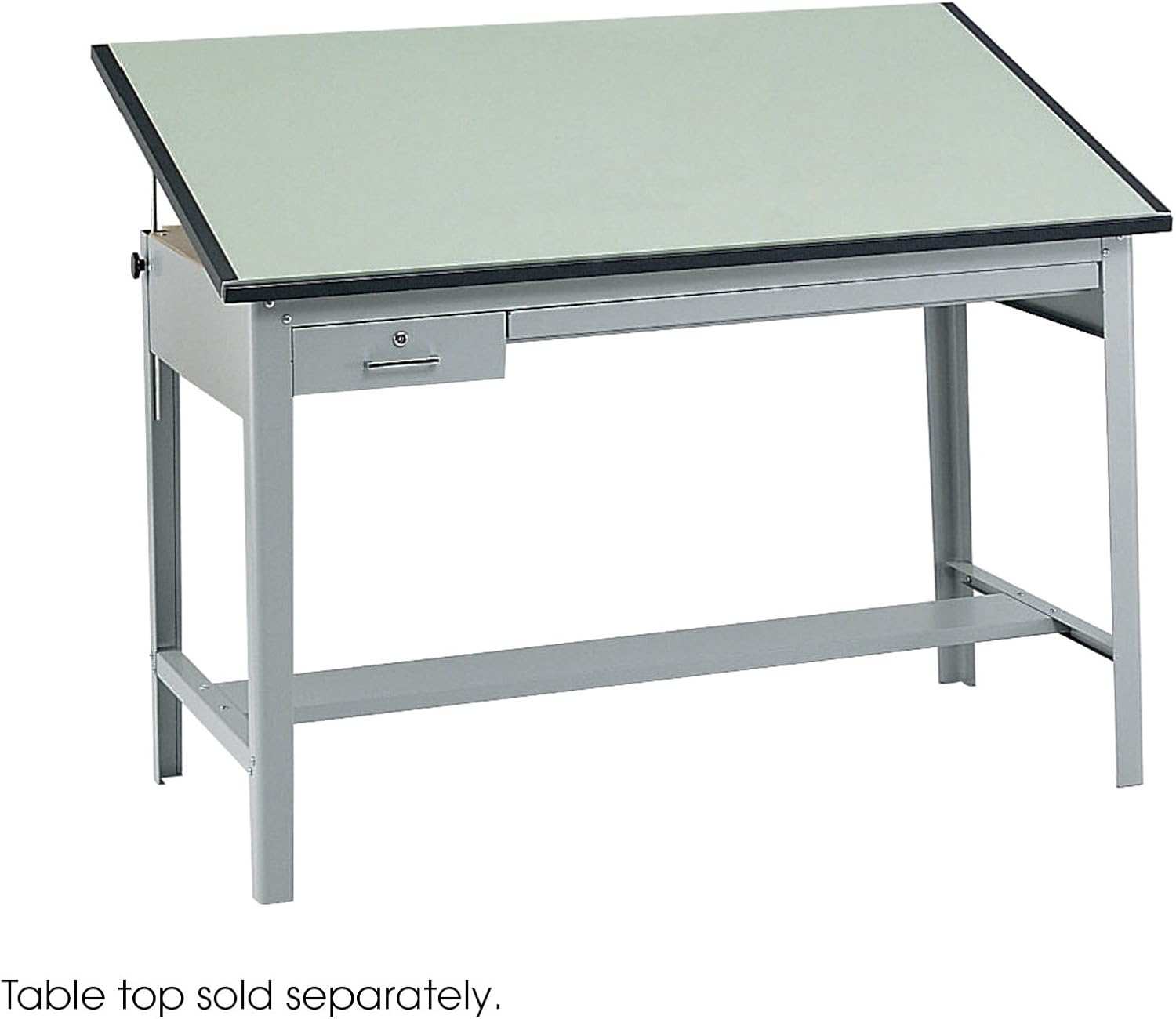 Safco Products 3962GR Precision Drafting Table Base for Use with 3952, 3953 Table Top, Sold Separately, Gray