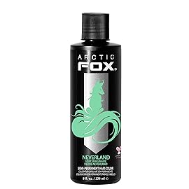 ARCTIC FOX Vegan and Cruelty-Free Semi-Permanent Hair Color Dye (8 Fl Oz, NEVERLAND)