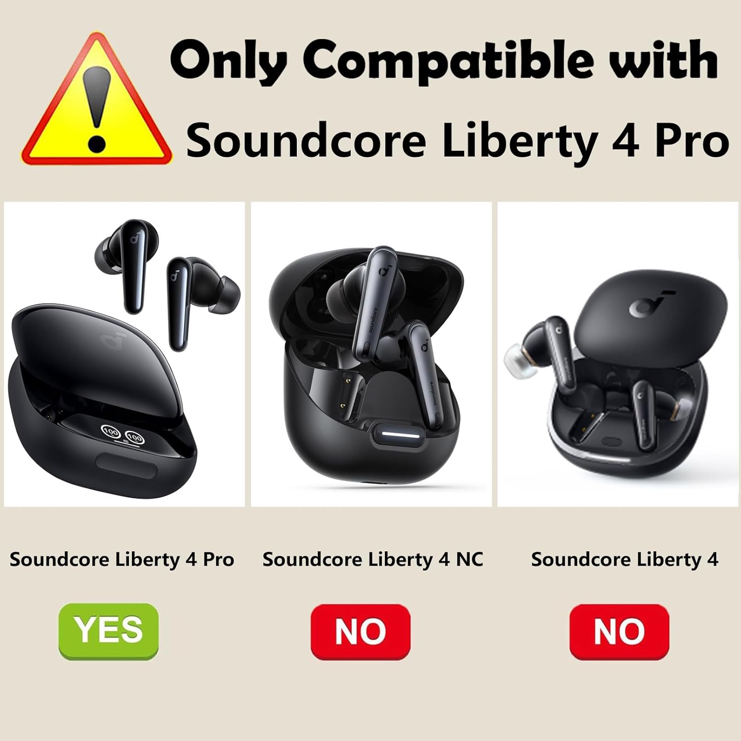 [2 Pack] easyBee Case Compatible with Soundcore Liberty 4 Pro Charging Cover, with 2 Keychain and Anti-Lost Strap, Soft Liquid Silicone Ultra Thin Shockproof Protective Kit - Black and Blue - Image 2