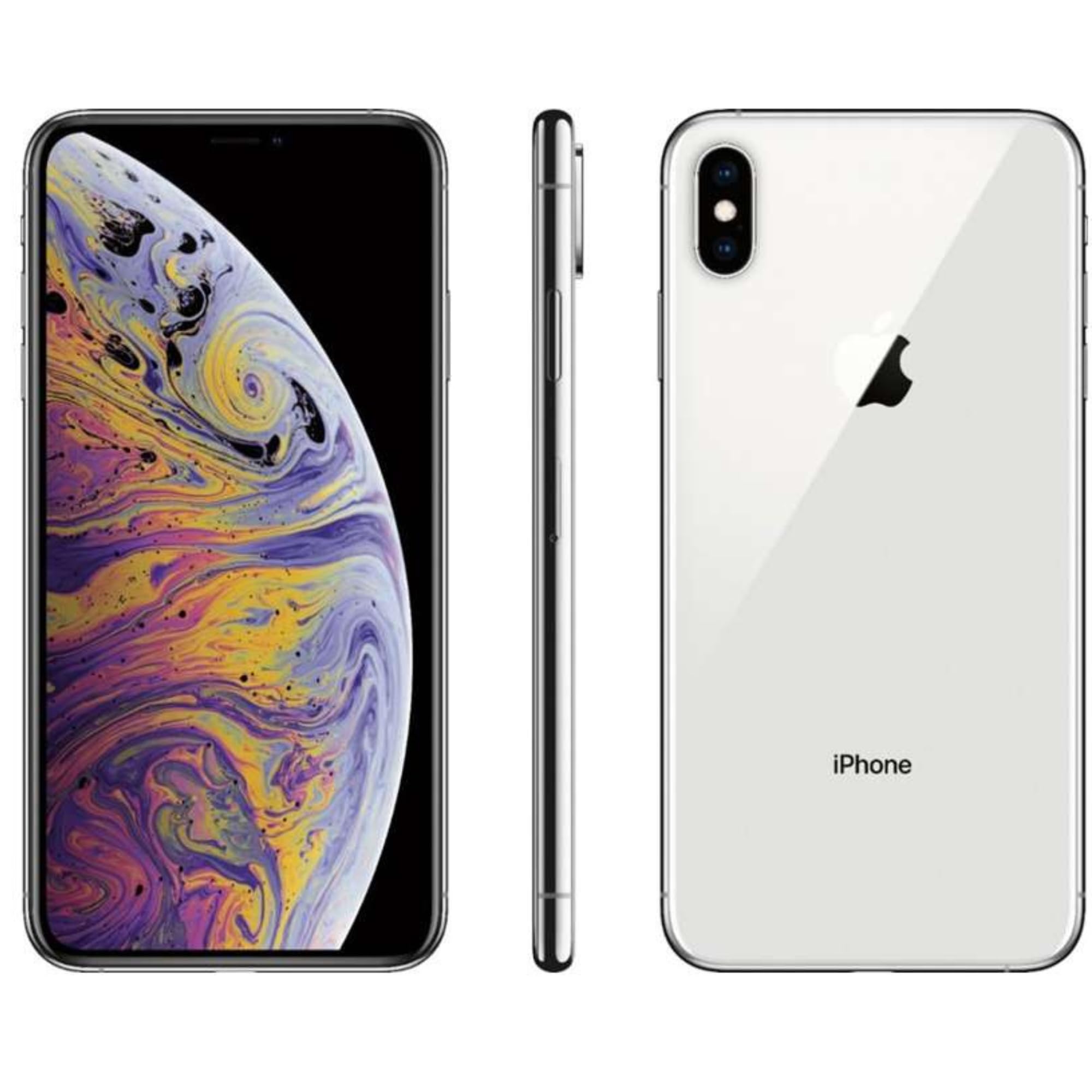 (Renewed) I-Phone XS 256 Silver International Version 256 GB Silver