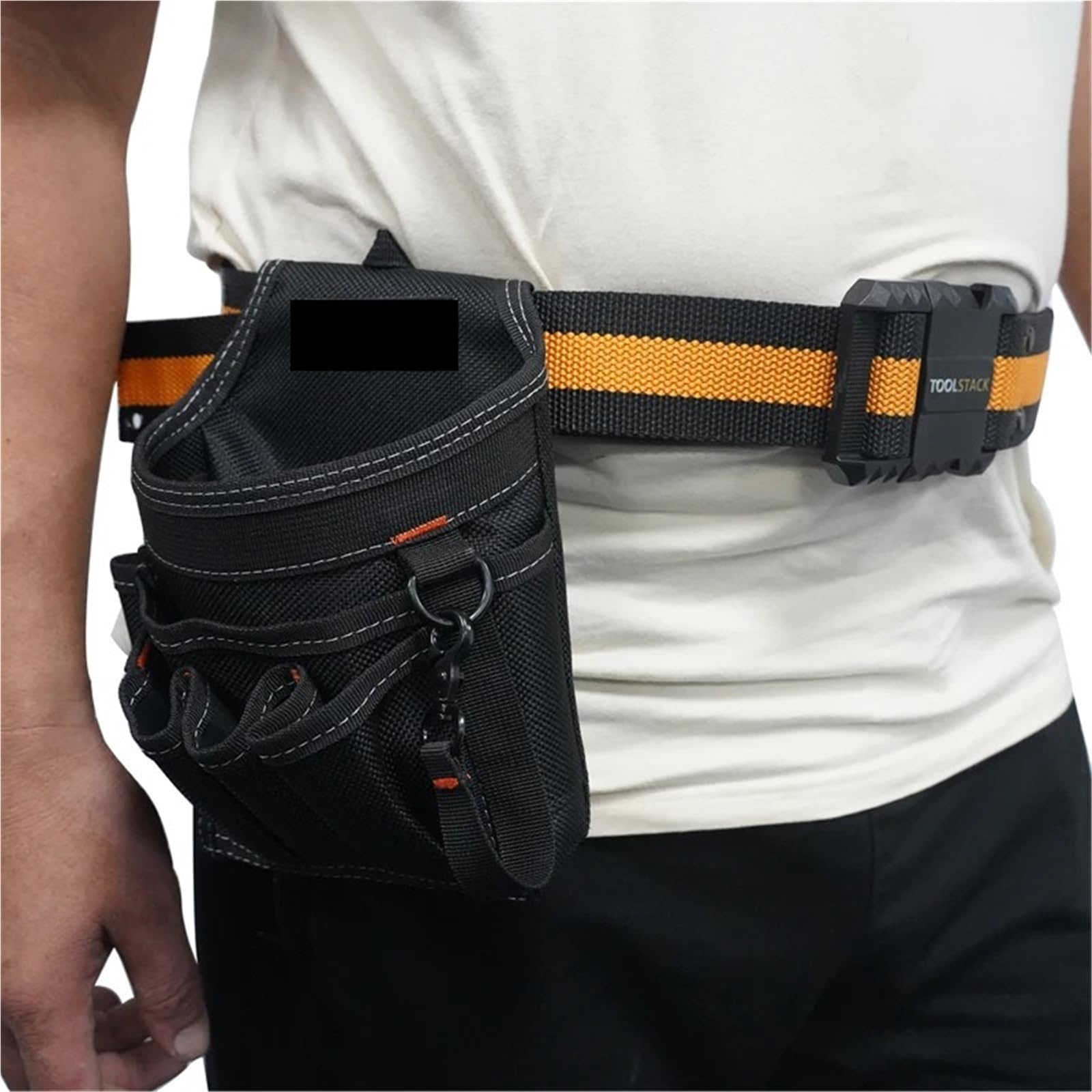 Étui pour Perceuse Pochette d'électricien résistante à l'usure, Portable avec Ceinture de Taille rembourrée Douce, Sac Outils bandoulière, Petit étui perceuse