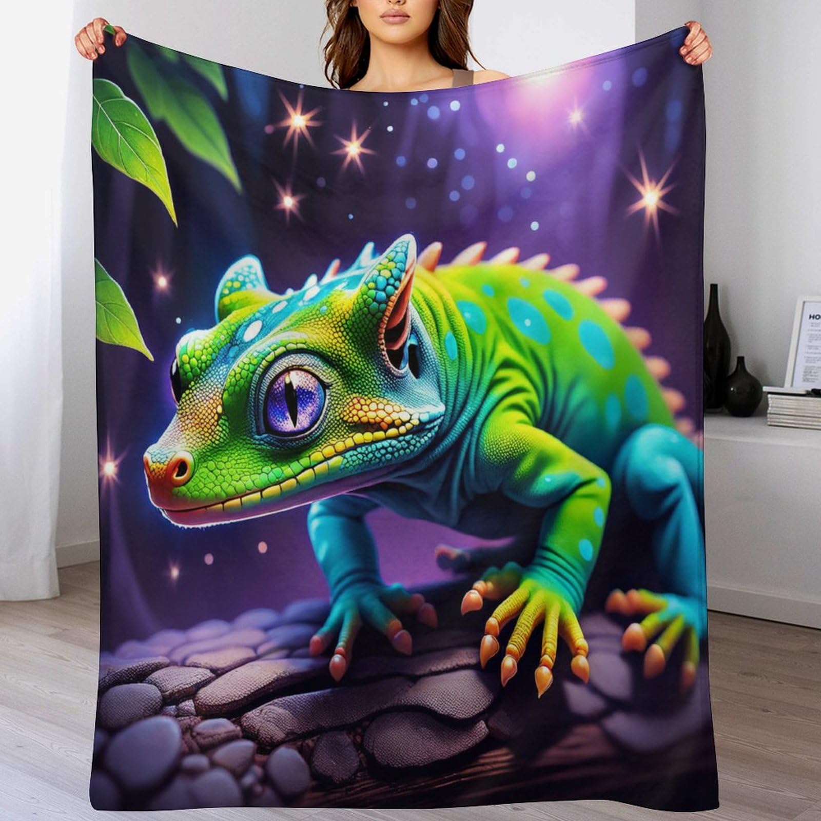 Couverture caméléon polaire pour lit et canapé : votre plaid de voyage cosy
