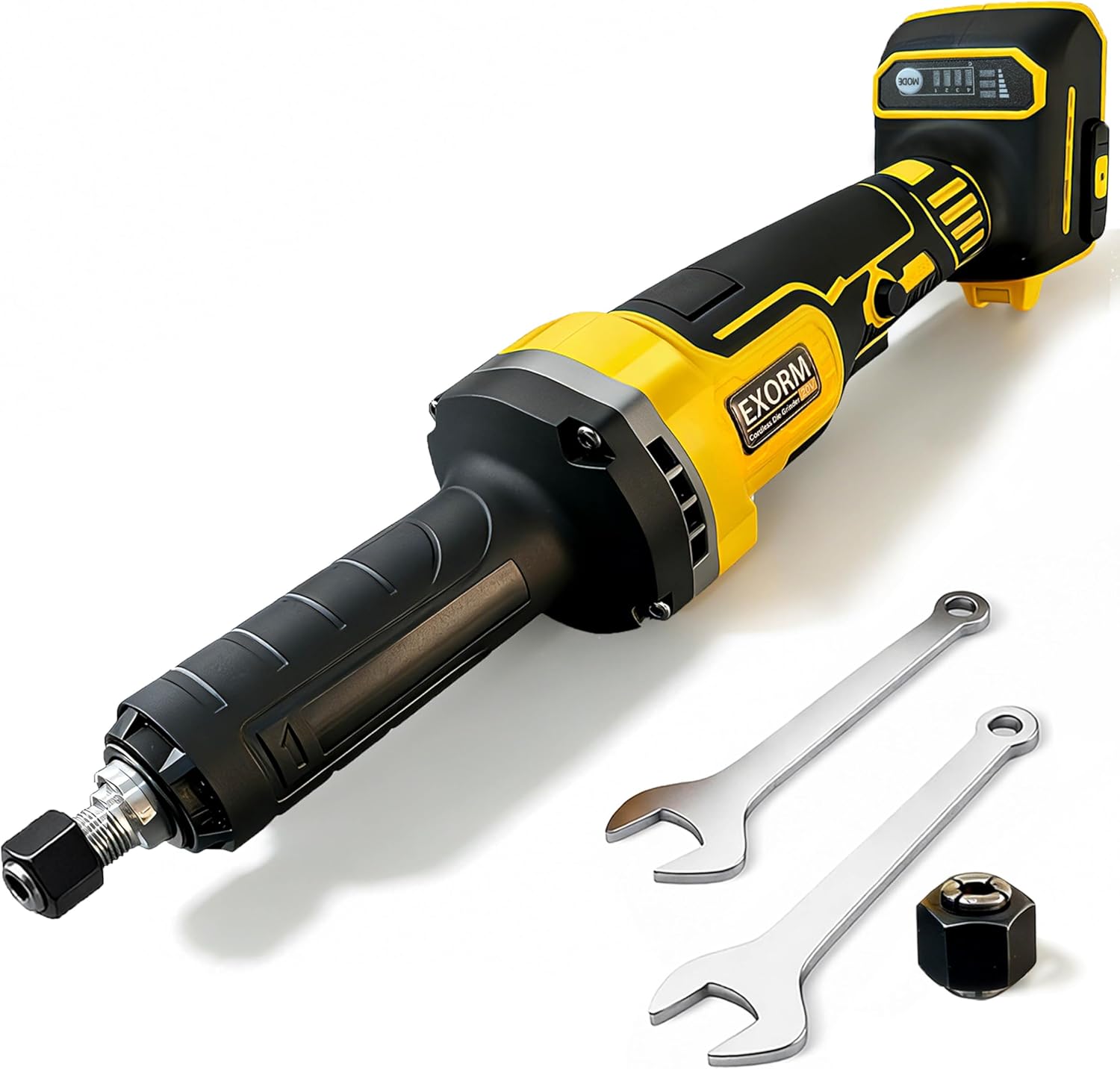 Upgraded Cordless Die Grinder Compatible with Dewalt 20V MAX Battery,Electric Grinder with 26000 RPM Brushless Motor,1/4" Precision Chuck, for Rust Removal, Grinding, Polishing (Battery Not Included)