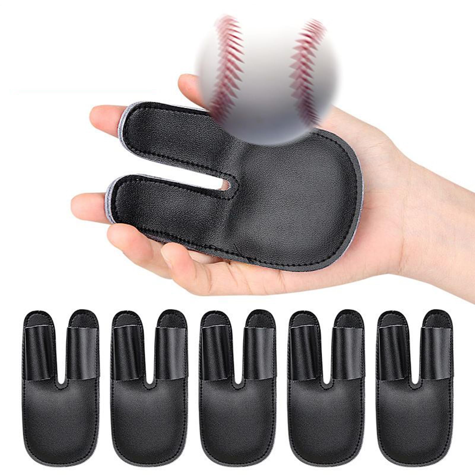Baseball-Fingerschutz – PU, stoßdämpfender Sport-Handflächenschutz, Sporthülle, Sicherheitsausrüstung für Jugendliche, Athleten, Enthusiasten, Training, Reisen, Court, Camps, Spiele, Übungsspiele