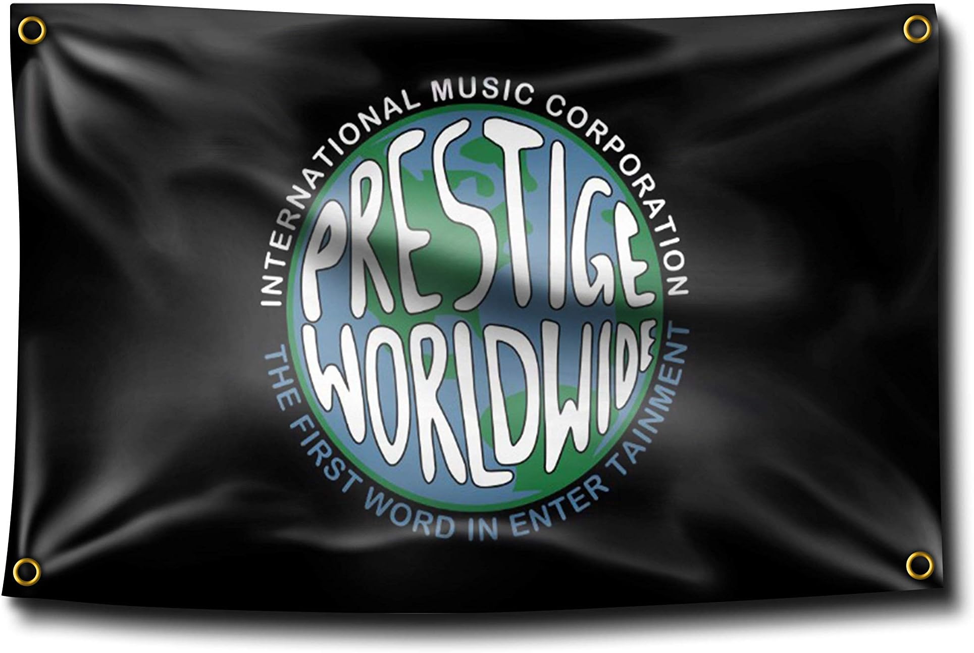 Banger - Prestige Worldwide International Music Corporation Step Brothers Movie College Dorm Room Frat Flag Banner 3x5 Feet