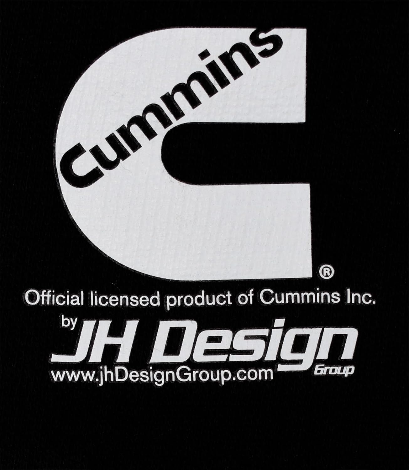 JH DESIGN GROUP Men’s Cummins Diesel Classic Black Pullover Hoodie Sweatshirt - Image 5