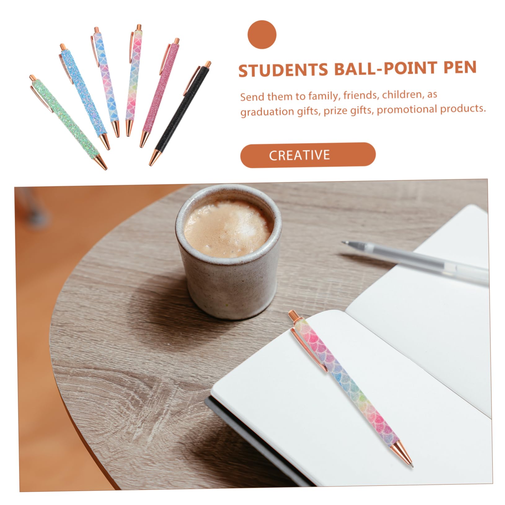 18pièces à Paillettes Métalliques De à Bille Pour Fournitures De Bureau Et Écriture