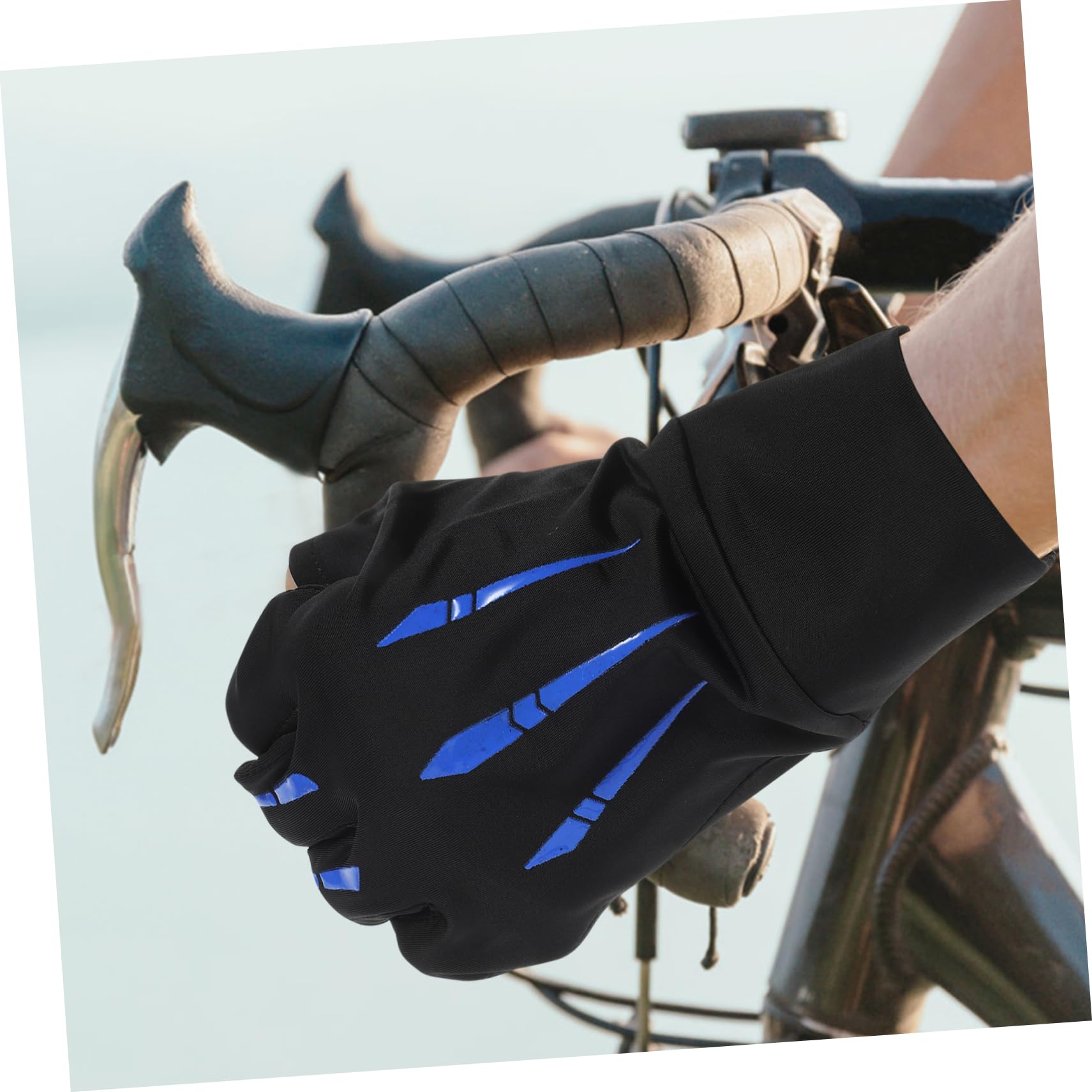VANZACK 4 Paia guanti di protezione solare guanti da pesca resistenti all'usura fitness elastici comodi da equitazione da bici adulto Accessori articoli sportivi uomo