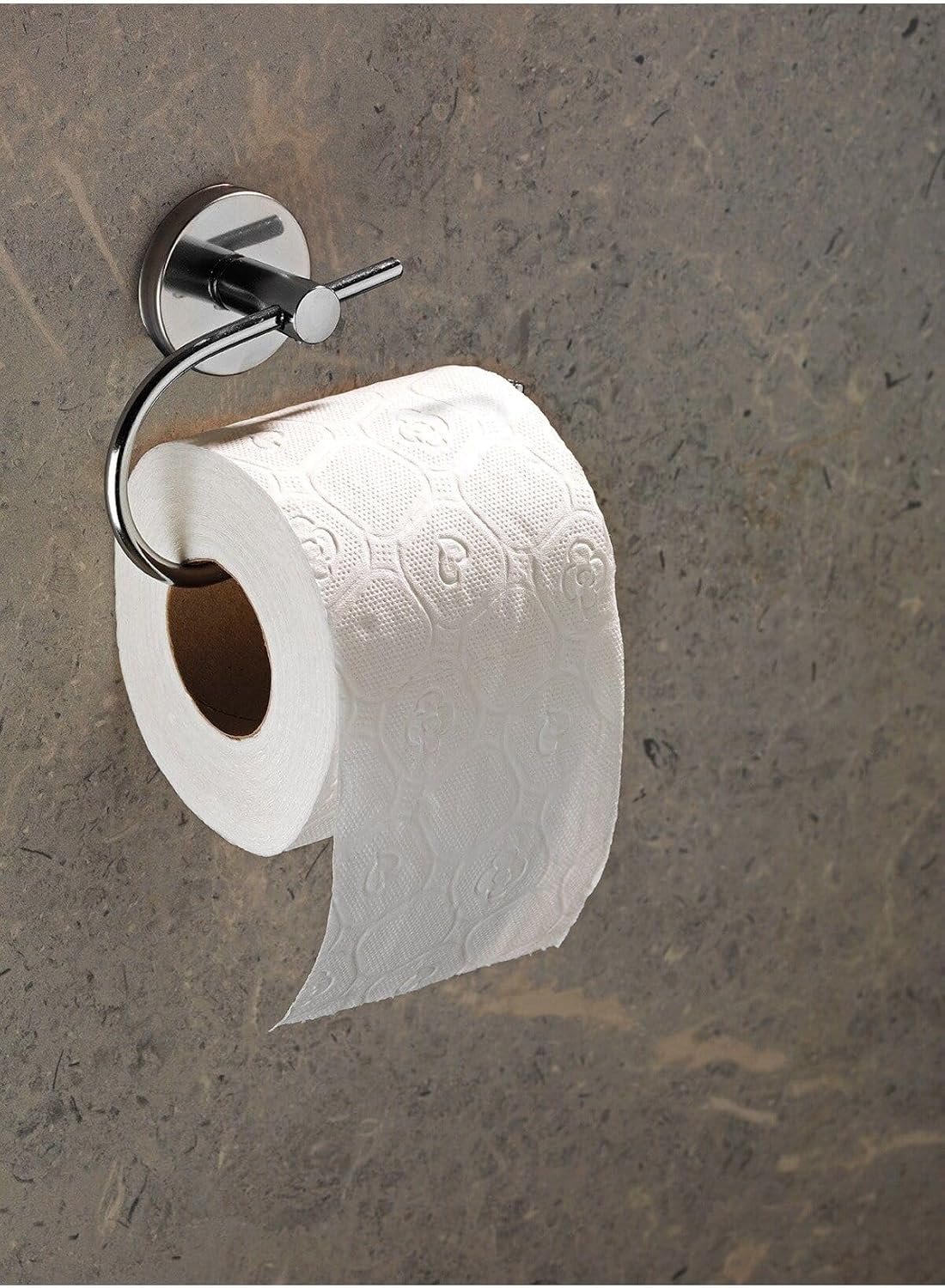 Sas Haus Yapışkanlı Tuvalet Kağıtlığı Wc Kağıtlık Tuvalet Kağıdı Askısı Krom S-107 Kasa - 15 Krom