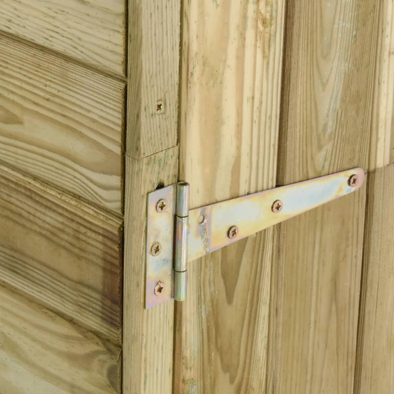 Gecheer Capanno per Attrezzi in Legno,Capanno,Cappannone,da Giardino,per Esterno,Capanno da giardino,Capanno in legno,Capanno Casetta in legno,Casetta da Giardino,Capanno Casetta Attrezzi,85x48x177 cm