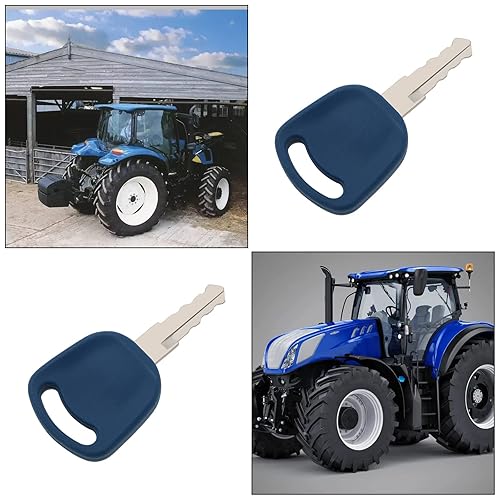 Miniatura 3 de Create idea 5 llaves de arranque de encendido 14601 82030143 compatibles con tractor New Holland T5030 T5040 T5050 T5060 llaves de maquinaria