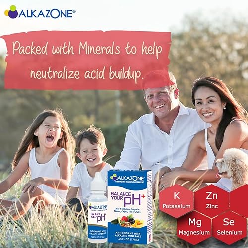 Miniatura 4 de Alkazone Equilibra tu pH (Más) Gotas minerales alcalinas antioxidantes, paquete individual de 1.25 onzas, portátil, produce suministro de agua