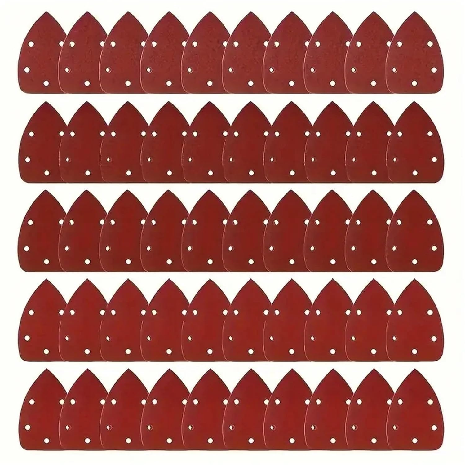 Triangular Mouse Sander Sandpaper 90pcs Mouse Detail Sander Sandpaper Sanding Paper Assorted Sanding Pads 60/80/120/180/240/320 Grits for Woodworking(80Grits)