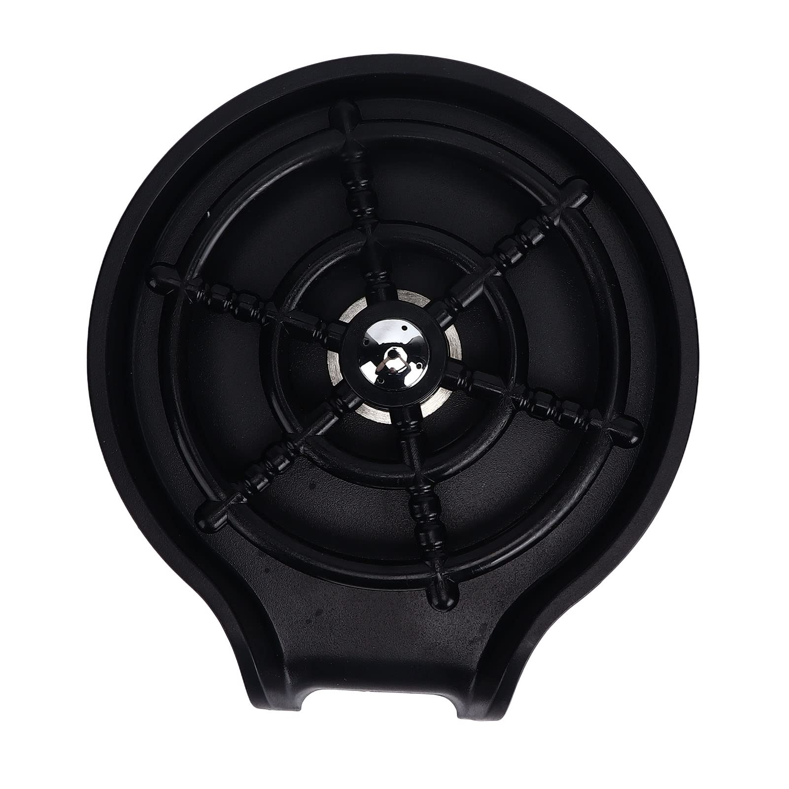 Sciacquatrice per Vetro Nero Opaco, lavabottiglie per lavello da Cucina Sciacquatrice per Tazze interfaccia G1/2, lavabottiglie per lavelli da Cucina da Bar (Nero)