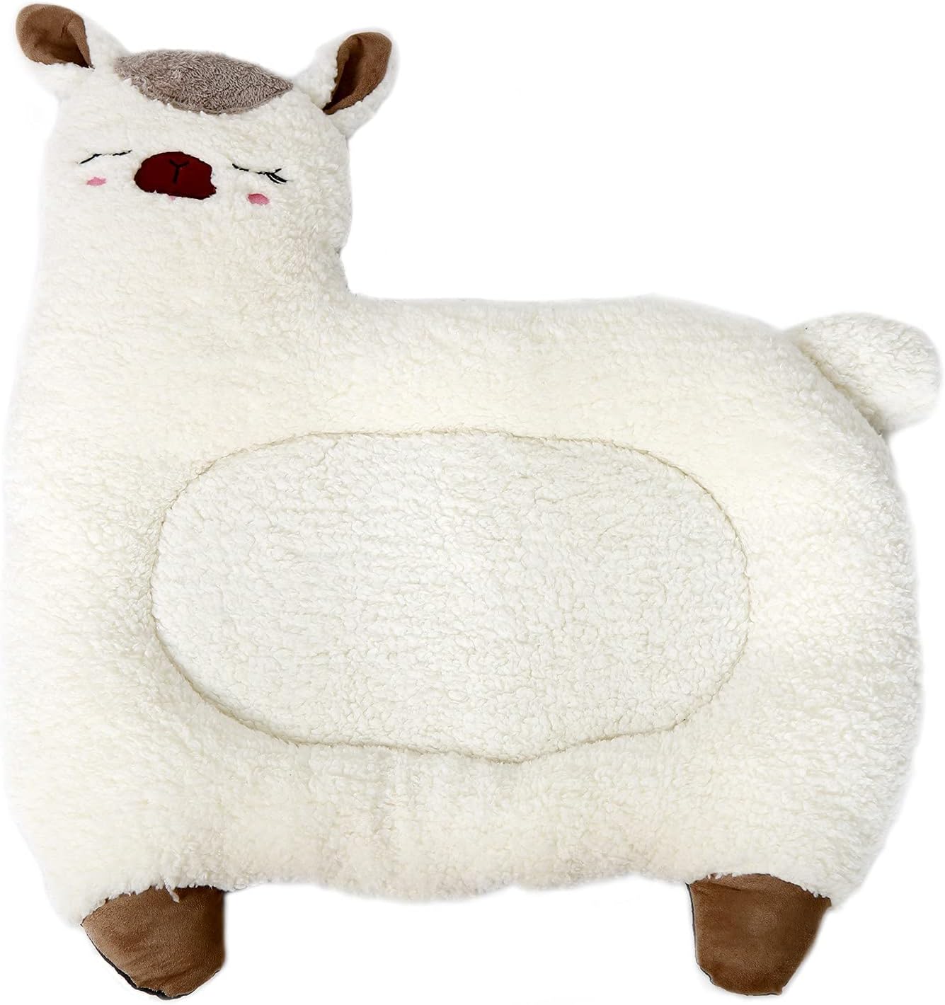 Small Dog Bed Mat - Pet Beds with Anti-Slip Bottom, Basics Plush Dog Pet Bed Pad, Crate Bed Mat