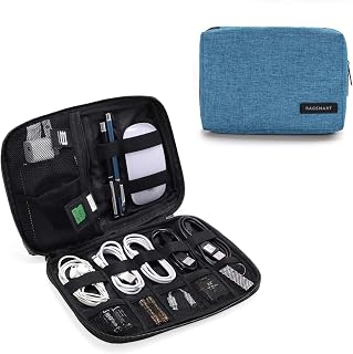 Bagsmart Travel Cable Organizer, Electronics Accessories Cases, Tech Bag for Hard Drives, Cables, Charger, USB, SD Card