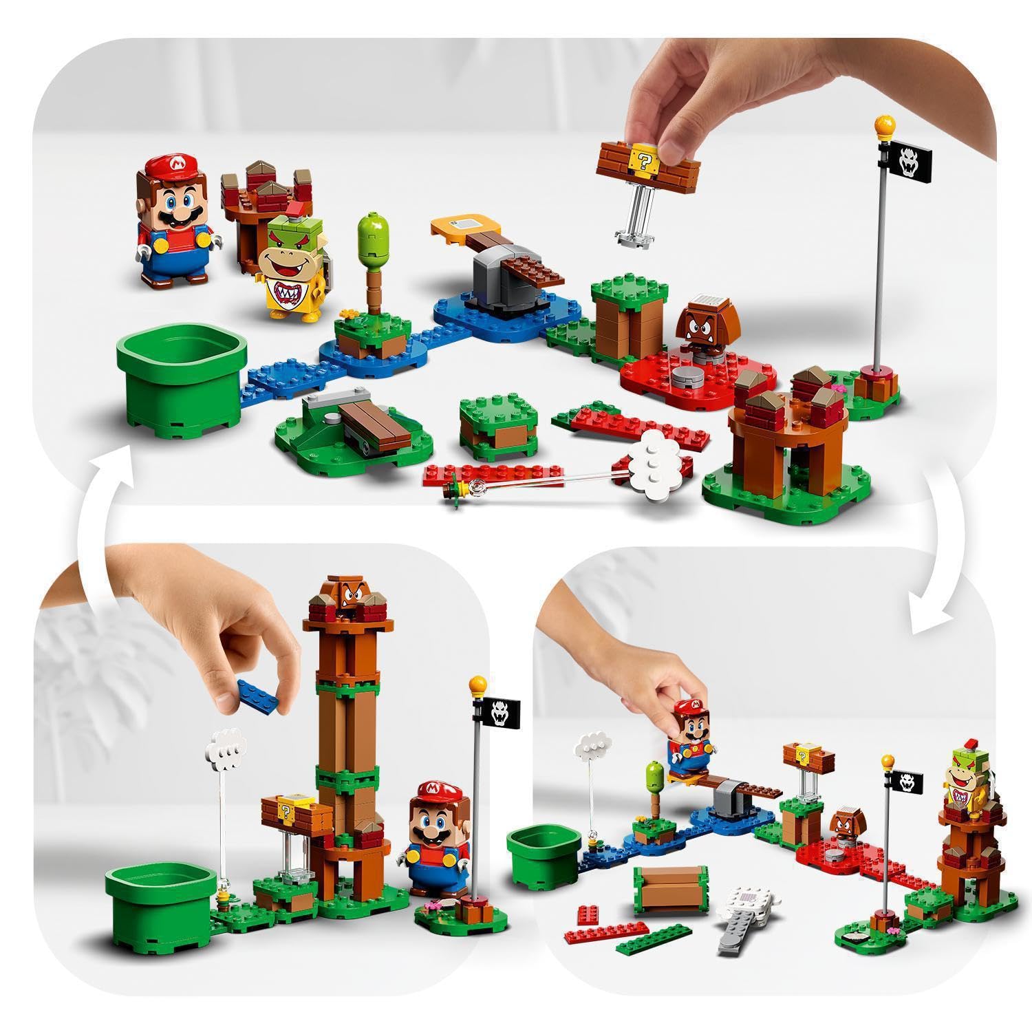 LEGO Super Mario Przygody z Mario — zestaw startowy, Kreatywna Kolekcjonerska Zabawka dla Dziecka do Zbudowania, Pomysł na Prezent dla 6-latka, dla Chłopca i Dziewczynki i Fanów Gry, 71360