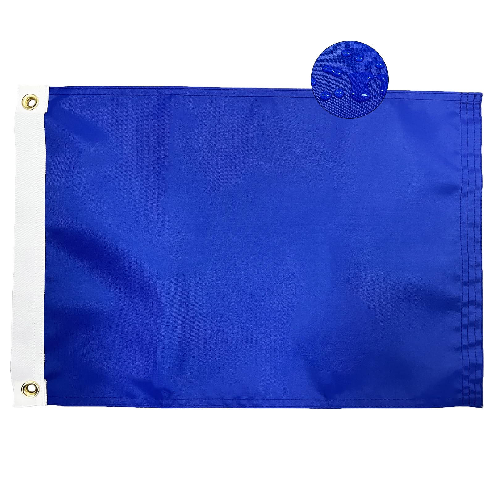 FRF FLAG Blue Flags 12x18 Inches, 210D Nylon, Outdoor DIY Flags, Bright Colors, Brass Grommets โ image 1