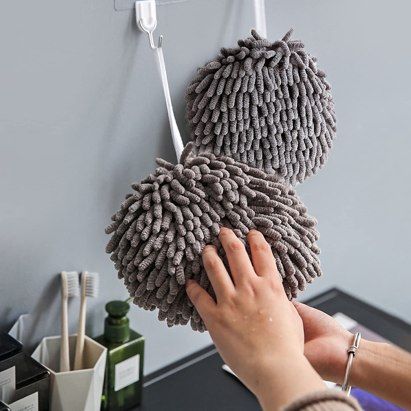 wolpin Microfiber Cleaning Cloths, 1 Pcs 17 cms with Hook Grey | Highly Absorbent, Lint and Streak Free, Multi-Purpose Wash Cloth for Kitchen, Car, Window, Stainless Steel, Silverware (B09SLKKDLR) Amazon Price History, Amazon Price Tracker