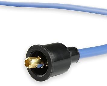 ACCEL 4039B Spark Plug Wire Set - Super Stock Copper Core 8mm - 90 Deg. Boots - Blue