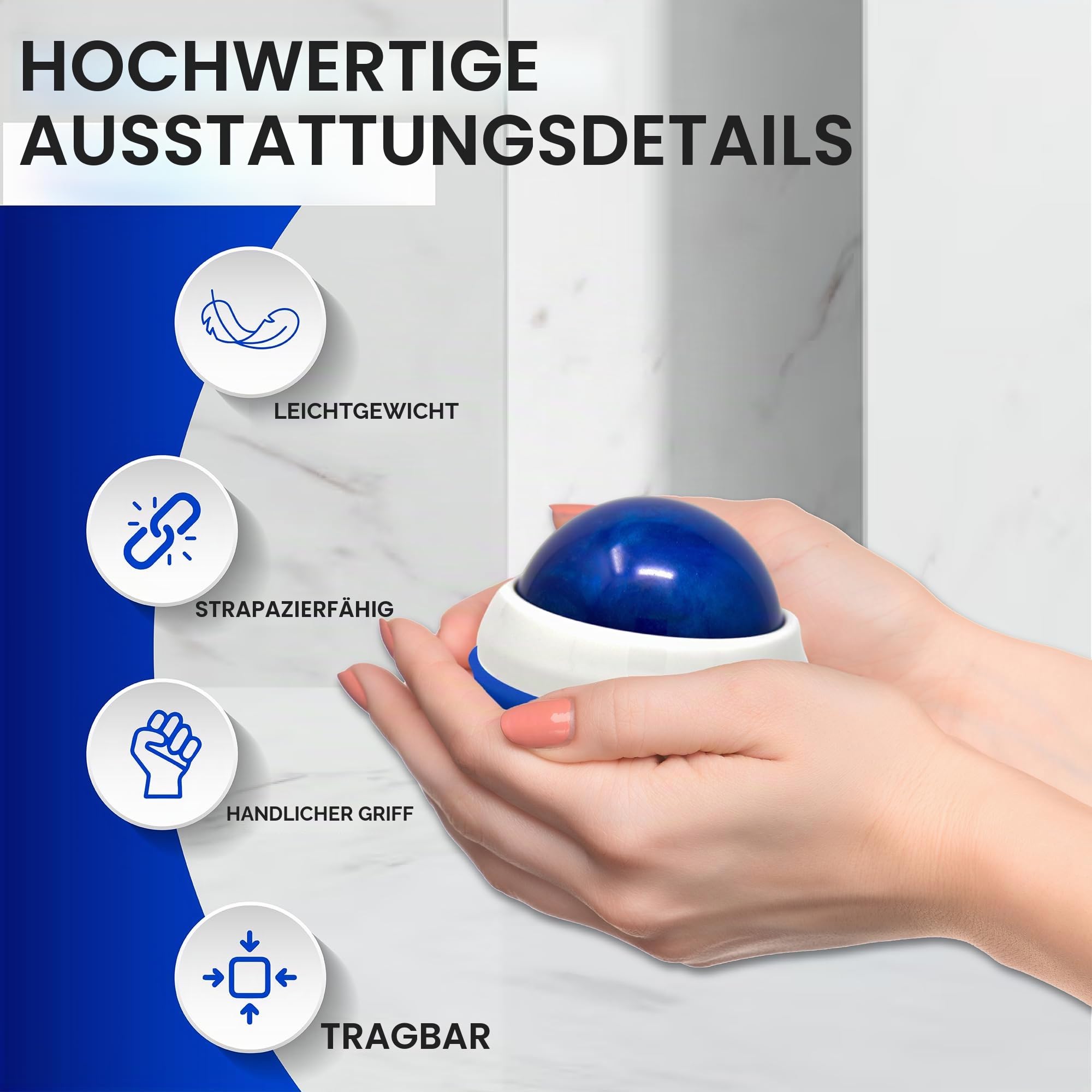 Bell's Lähmungsmassagegerät und Gesichtsstimulator für Lähmungen, Nerven und Muskeln, lindert Steifheit und Entzündungen für Gesicht, unter den Augen, Kiefer, Mund, 2-teiliges Set