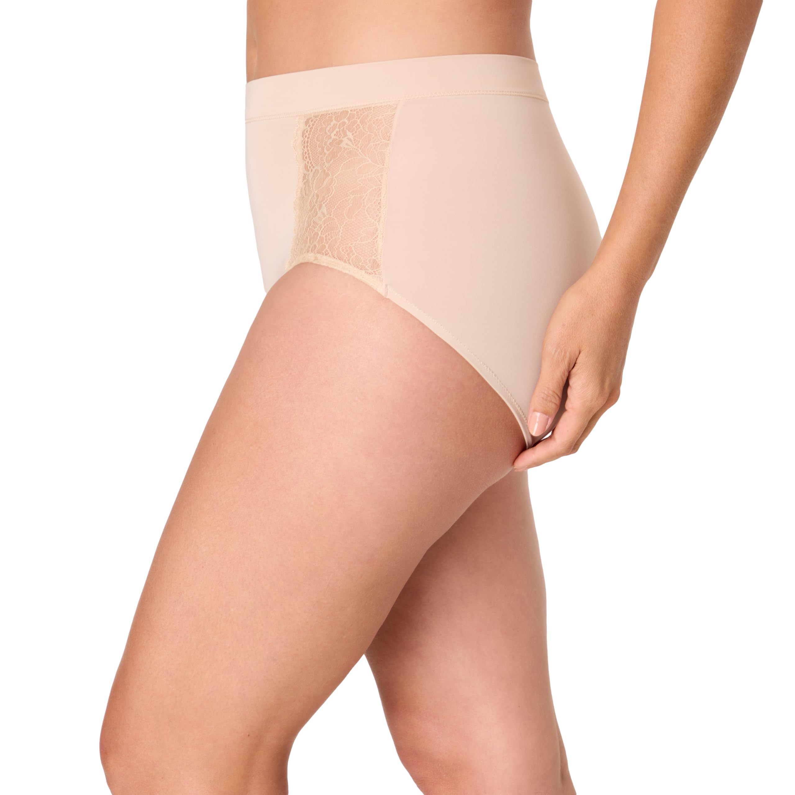 Bali Damen-Unterwäsche, 5er-Pack, weiche Spitze, feuchtigkeitsableitende Unterwäsche für Damen, Slip