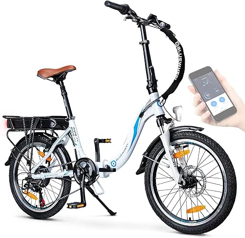 BLUEWHEEL - E-Bike BXB55 20" - Vélo Électrique - Dérailleur