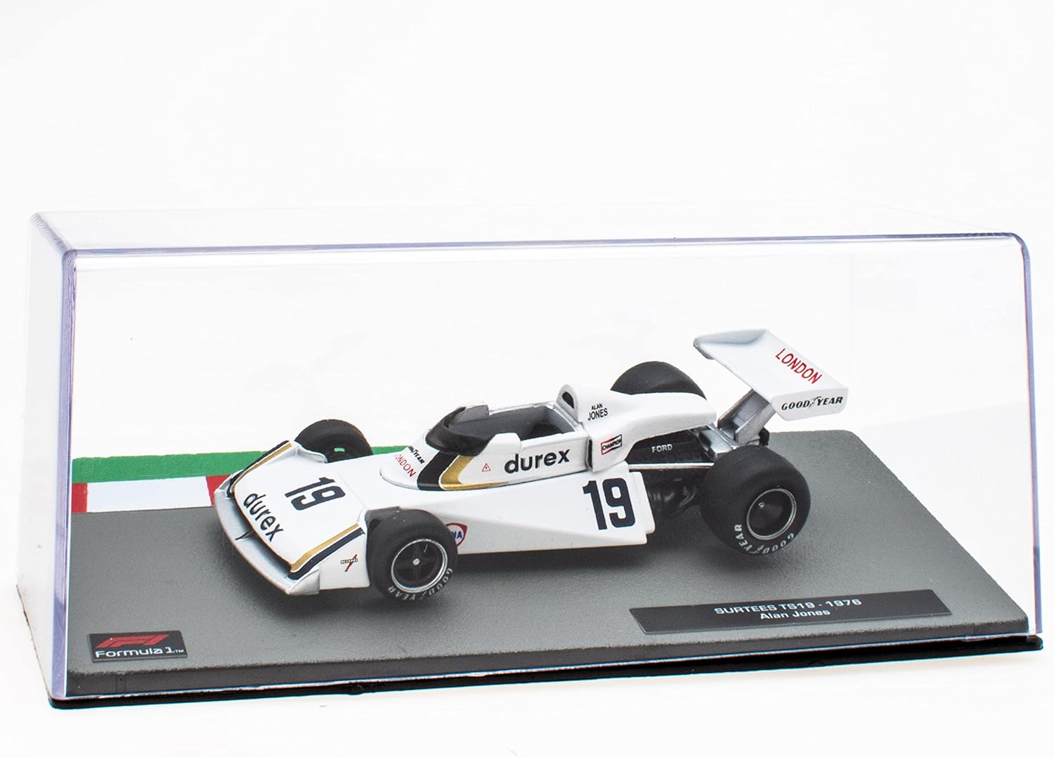 OPO 10 - Miniature car Formula 1 1/43 Compatible with SURTEES TS19 - Alan Jones - 1976 - FD176 - Image 2