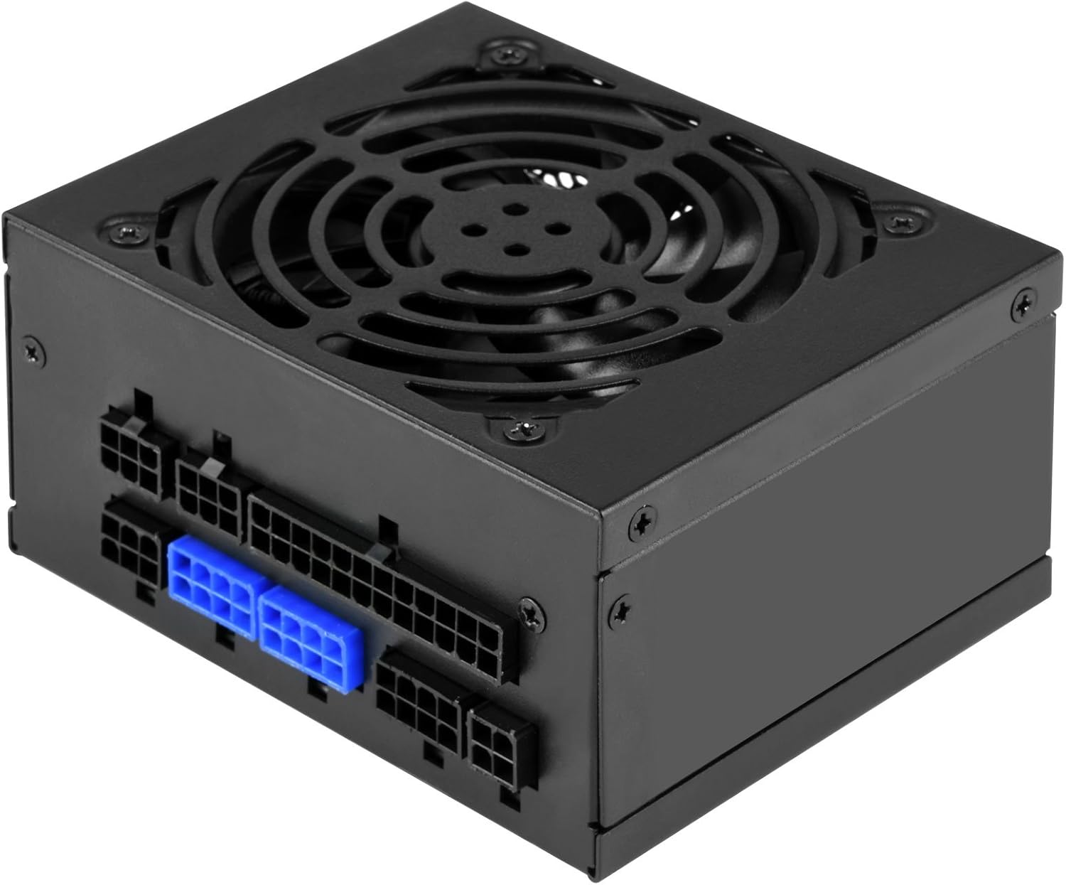 Black Friday Sale 2022 SilverStone Technology SST-SX650-G 650W SFX Fully Modular 80 Plus Gold PSU with Improved 92mm Fan and Japanese Capacitors SX650-G