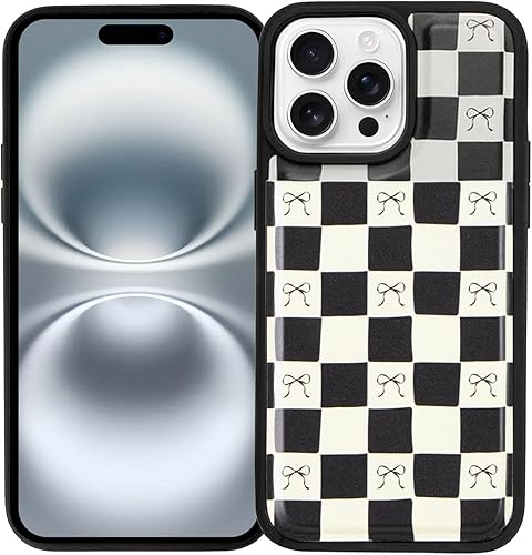 Miniatura 77 de Walli Fundas para iPhone 17 Pro, estética, magnética, compatible con cartera magnética y accesorios, bonita funda de piel vegana para iPhone 17 Pro
