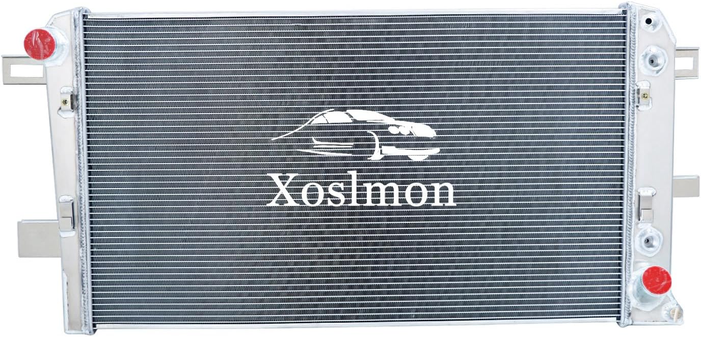3 row aluminum radiator for 2001-2005 chevy silverado 2500 3500 hd gmc sierra 2500 3500 hd 6.6l v8 diesel radiators 2002 2003 2004 01 02 03 04 05