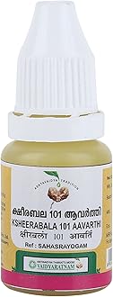 Trims VAIDYARATNAM Ksheerabala 101 Aavarthi with Free Pachak Methi, Multi, Standard, 10 g