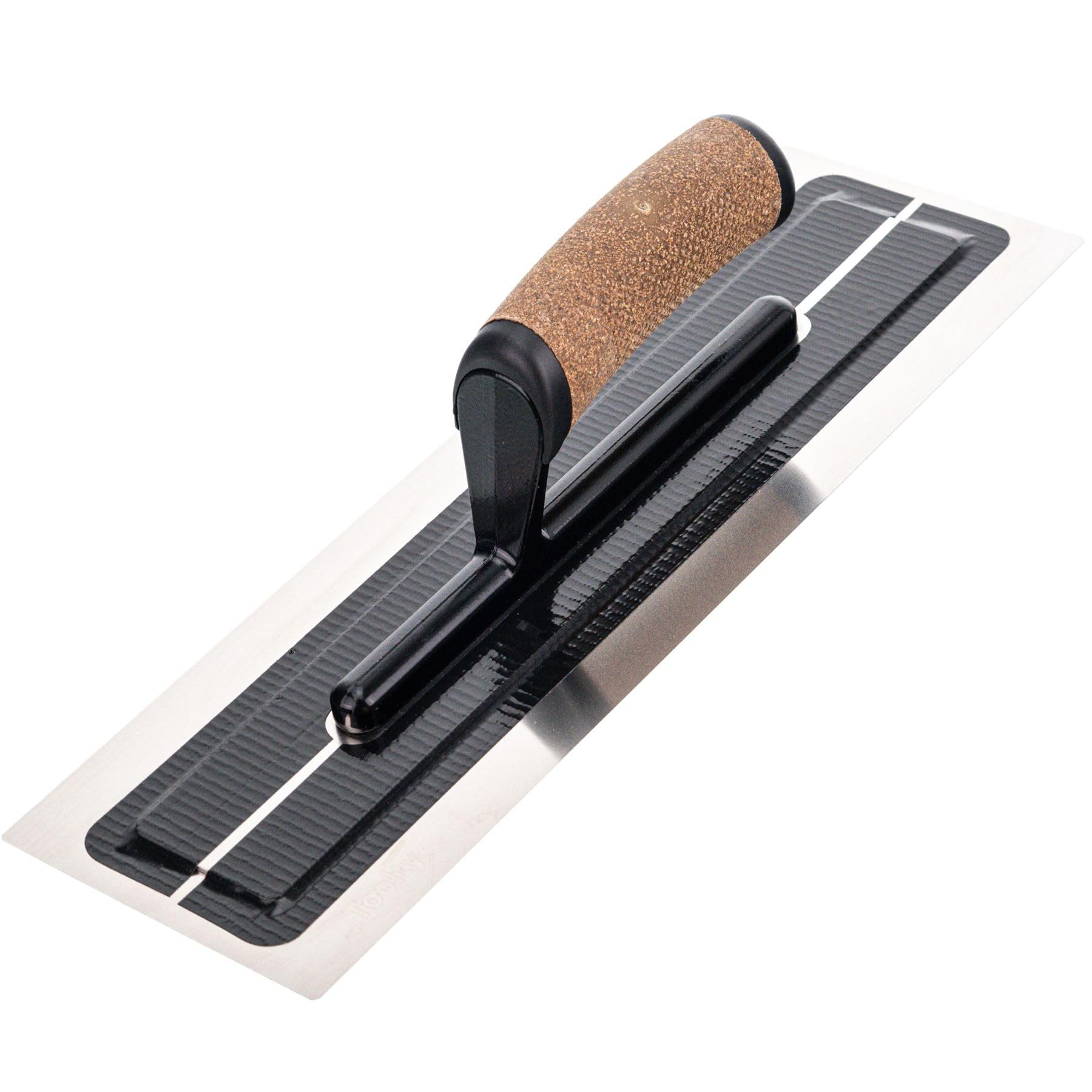 Toolty Flexible Trowel with Cork Handle - Stainless Steel - 110x360mm (4.3x14inch)
