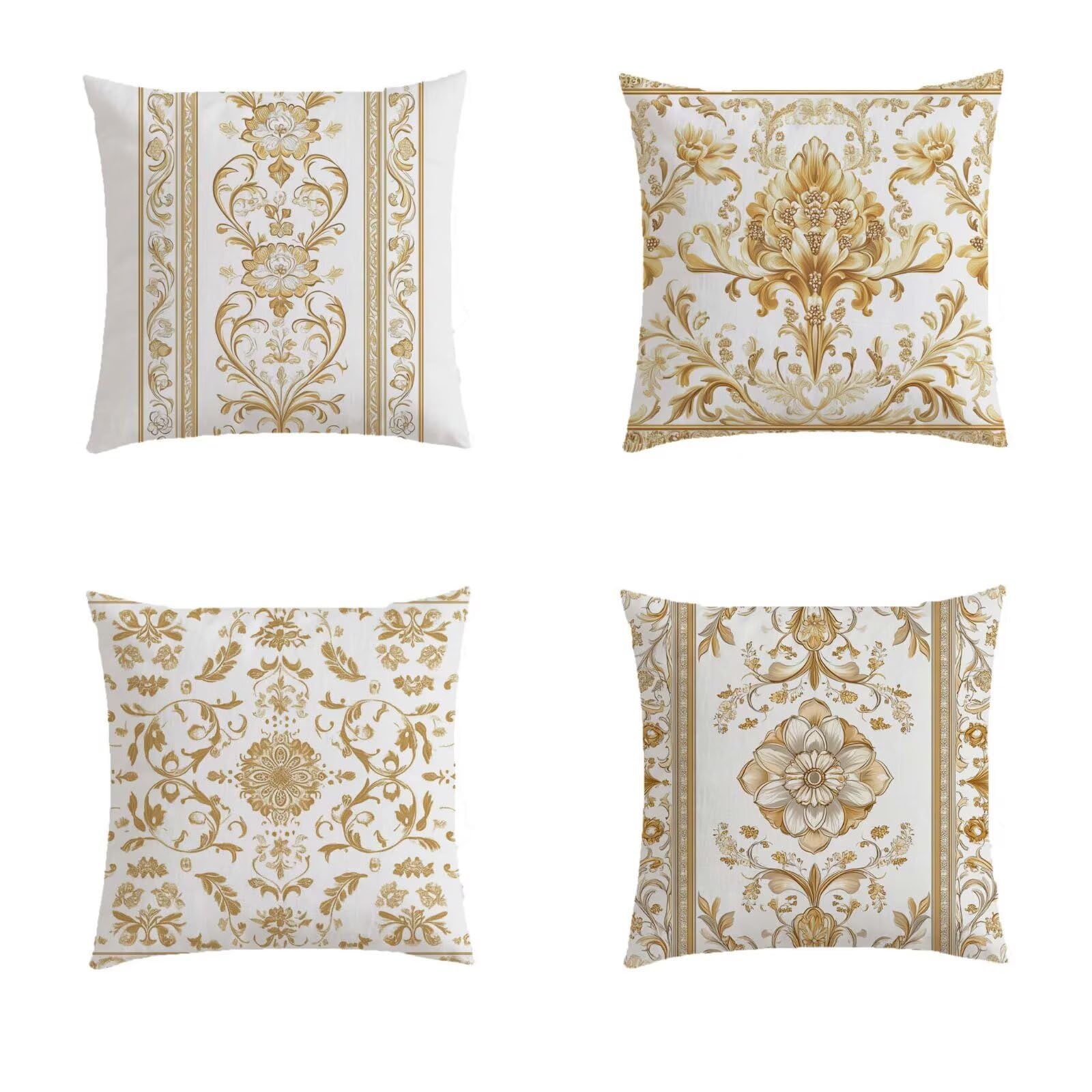 Housse coussin exterieur imperméable 60x60 salon de jardin crème