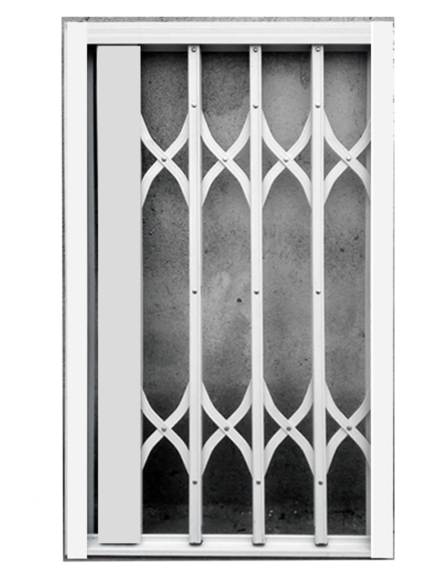 Cubierta telescópica para barandilla de ventana, protección antirrobo de aleación de aluminio con cerradura y llaves, pantalla horizontal de prevención de robo para habitaciones de niños (35.1 x 39