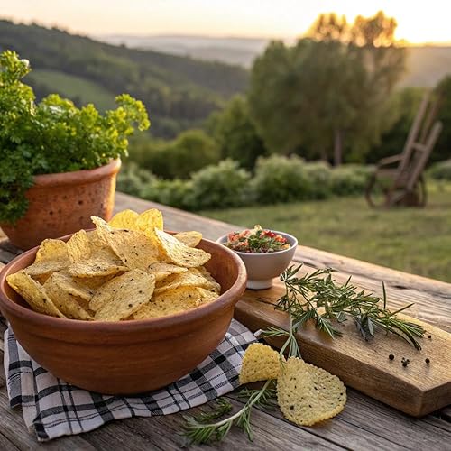 Vista 36 de Kettle Brand Papas fritas, papas fritas con ajo y parmesano, 7.5 onzas (paquete de 12)