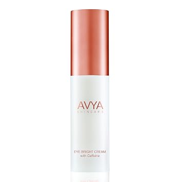 AVYA Eye Bright Cream 0.5oz/15ml - Advanced Ayurvedic Skincare/Caffeine Reduces Dark Circles and Puffiness/Tightens and Reduces Fine Lines Around Eyes
