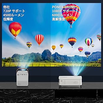 Amazon.co.jp: PONER SAUND プロジェクター Wifi 小型 家庭用