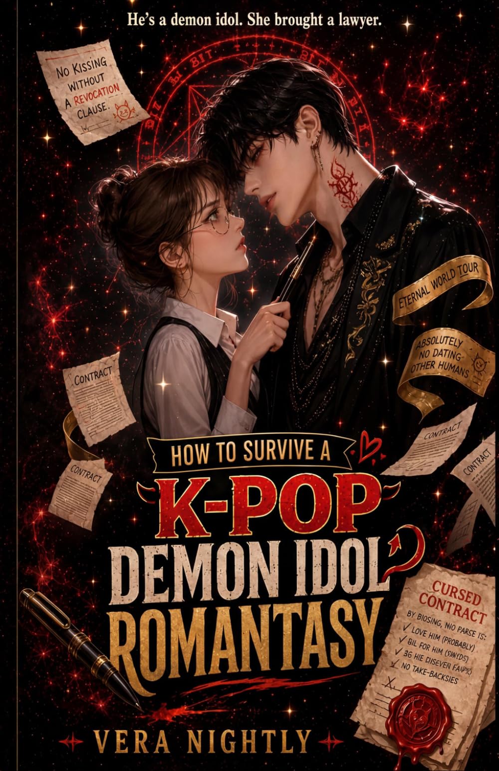 How to Survive a K-Pop Demon Idol Romantasy: A Hilarious Supernatural Romance with a Cursed Contract, Fandom Magic, and One Dangerously Beautiful Idol (How to Survive a Romantasy)