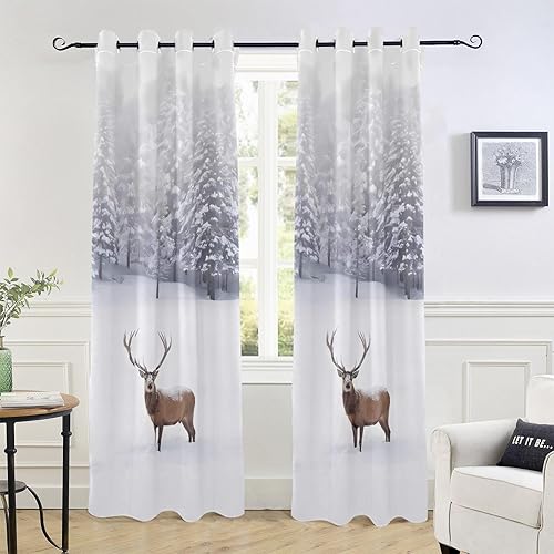 Miniatura 6 de Cortinas opacas para dormitorio y sala de estar, 84 pulgadas, cortinas opacas para cocina