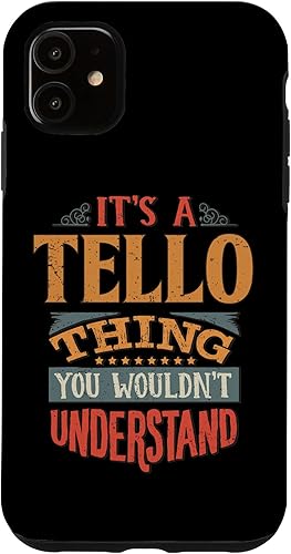 iPhone 11 Tello Name Case