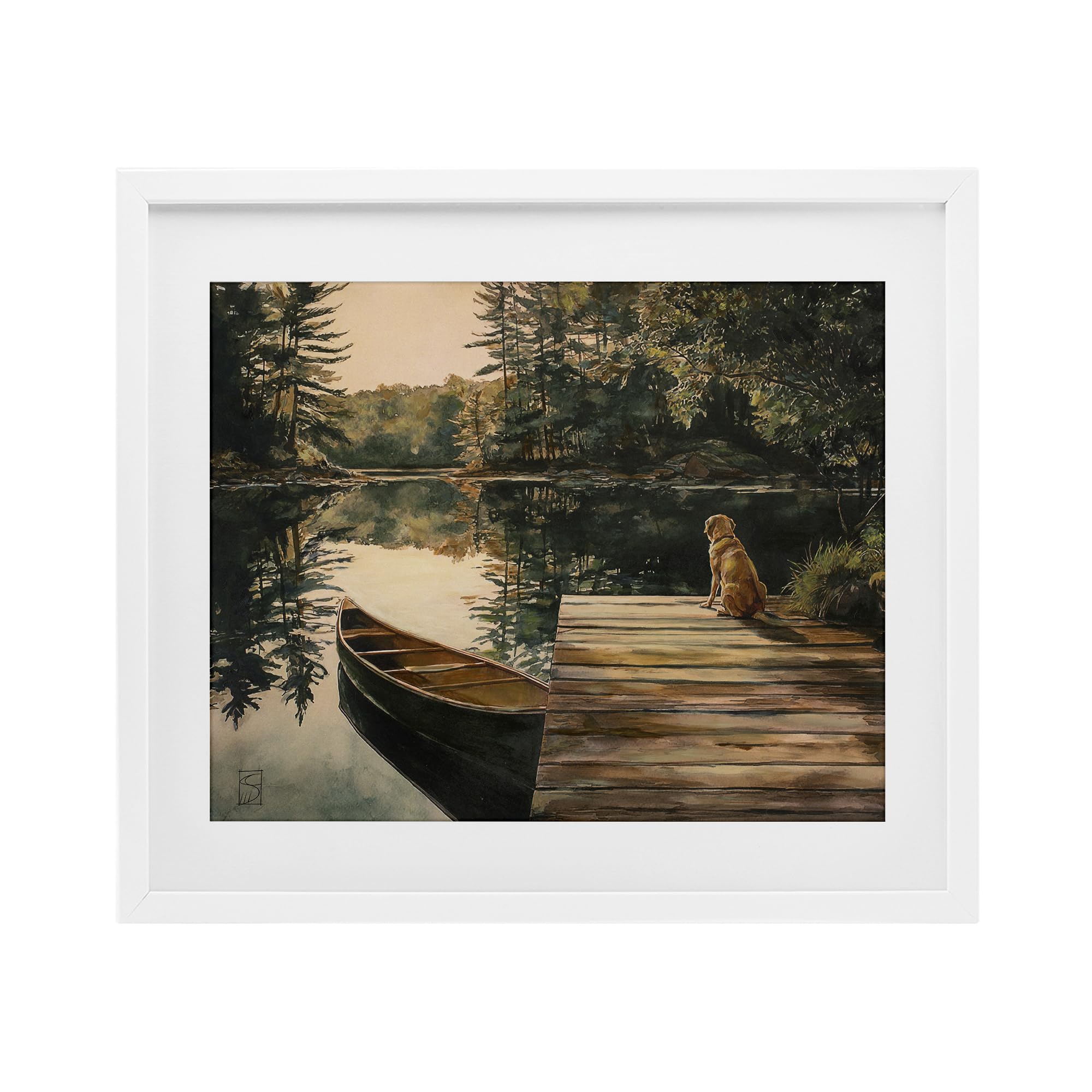 Impression encadrée Lake Life pour habiller un petit mur