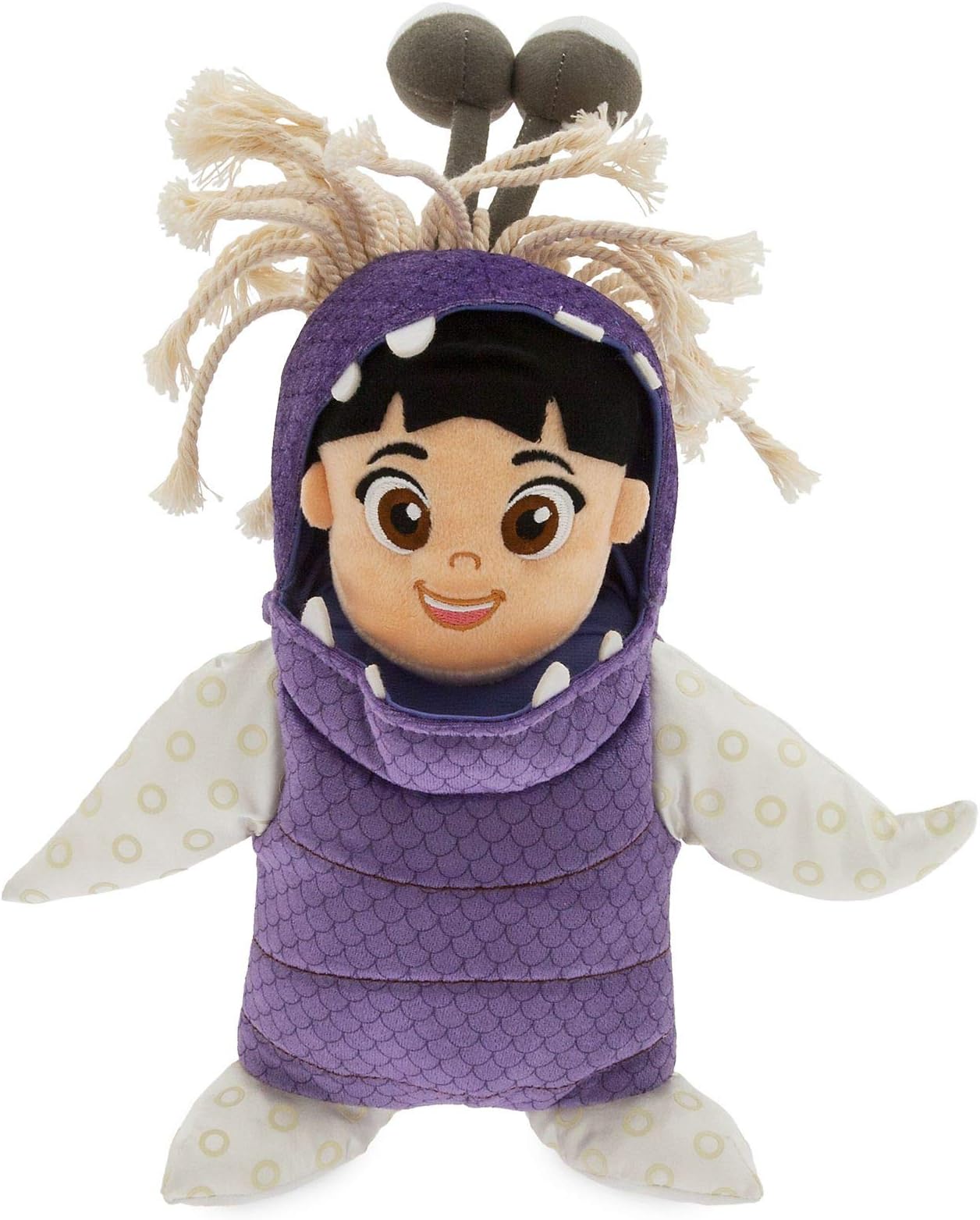 Disney Store Official Boo Small Soft Toy Doll, Monsters, Inc., 23cm/9”, Lovable Little Toddler In a Monster Costume, Made with Plush Fabric and Embroidered Details, Suitable for All Ages