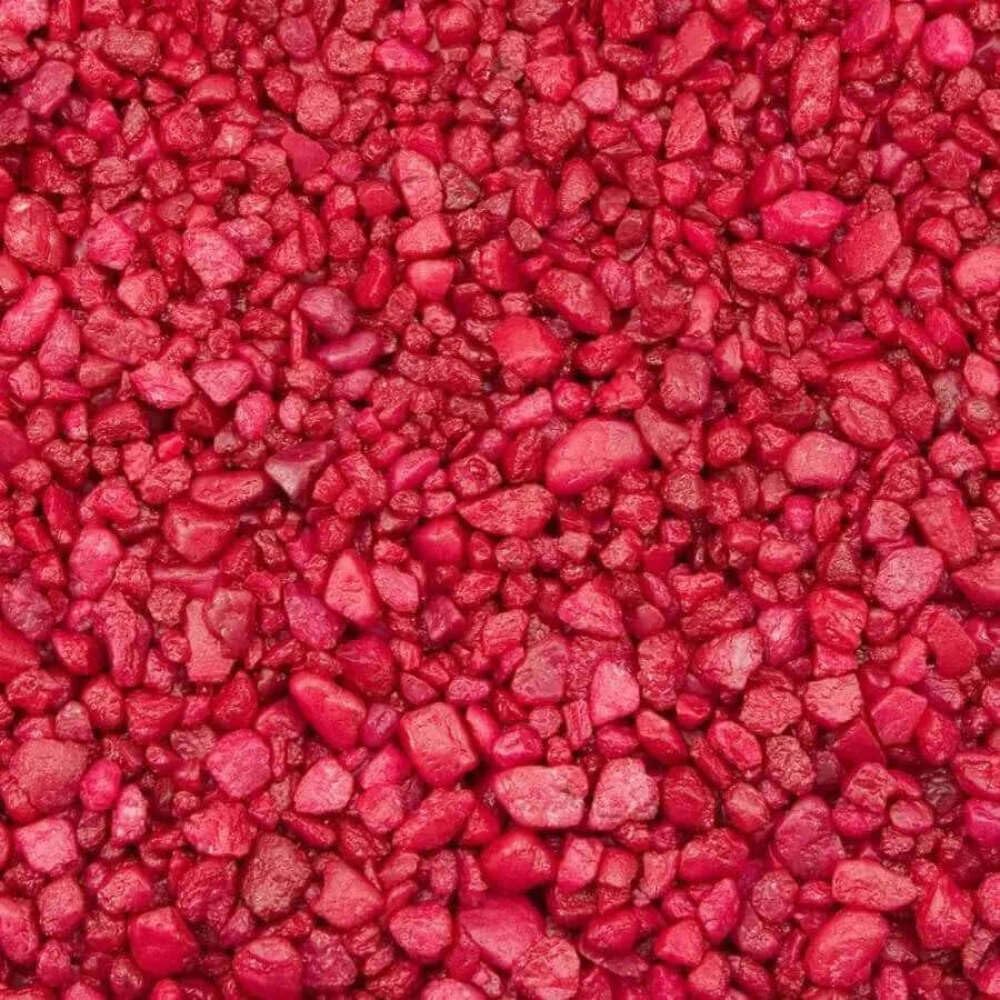 Special Red Aquarium Gravel for Freshwater Aquariums, 25-Pound Bag