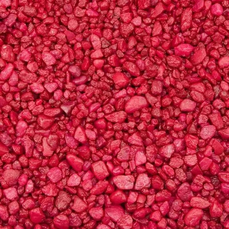 Special Red Aquarium Gravel for Freshwater Aquariums, 25-Pound Bag