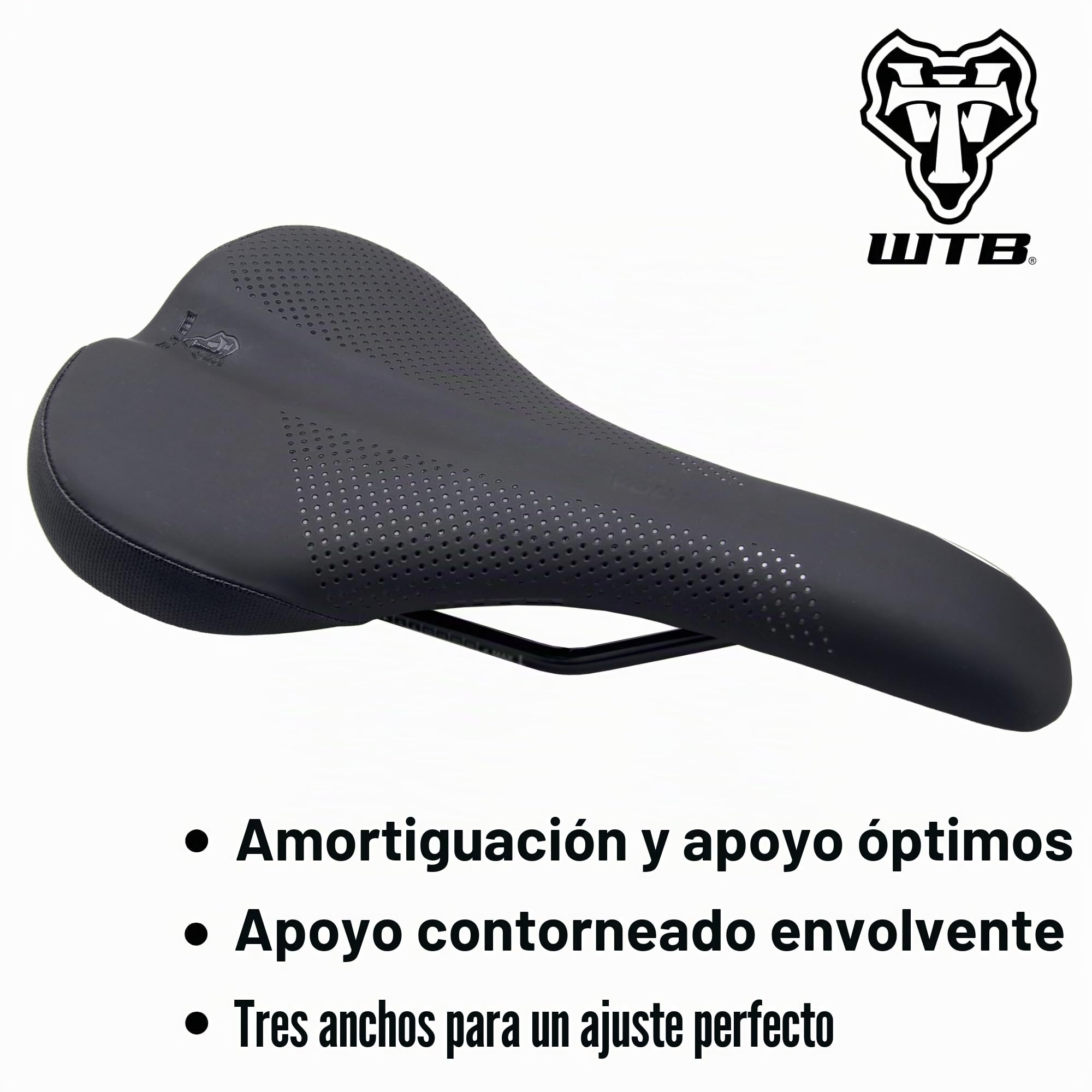 WTB Volt Sillín Estrecho Cromoly Negro (W065-0583)