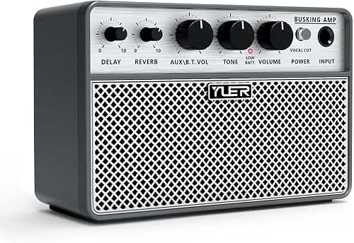 Yuer BA-10Pro 10W Portable Acoustic Guitar Amplifier Rechargeable Practice Amp