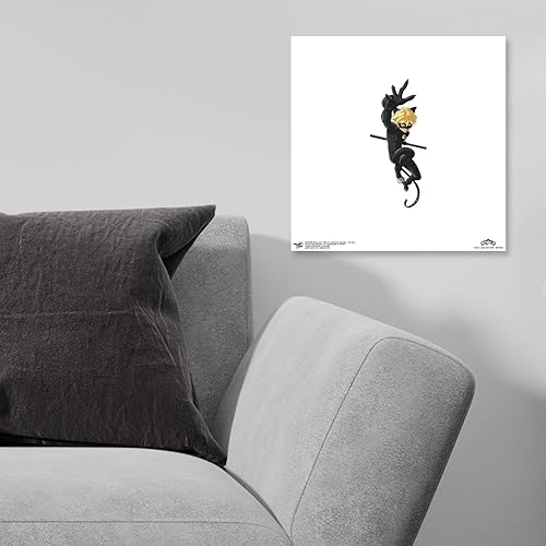Miniatura 3 de Trends International Gallery Pops Miraculous Tales of Ladybug & Cat Noir - Cat Noir Wall Art, Unframed Version, 12" x 12"