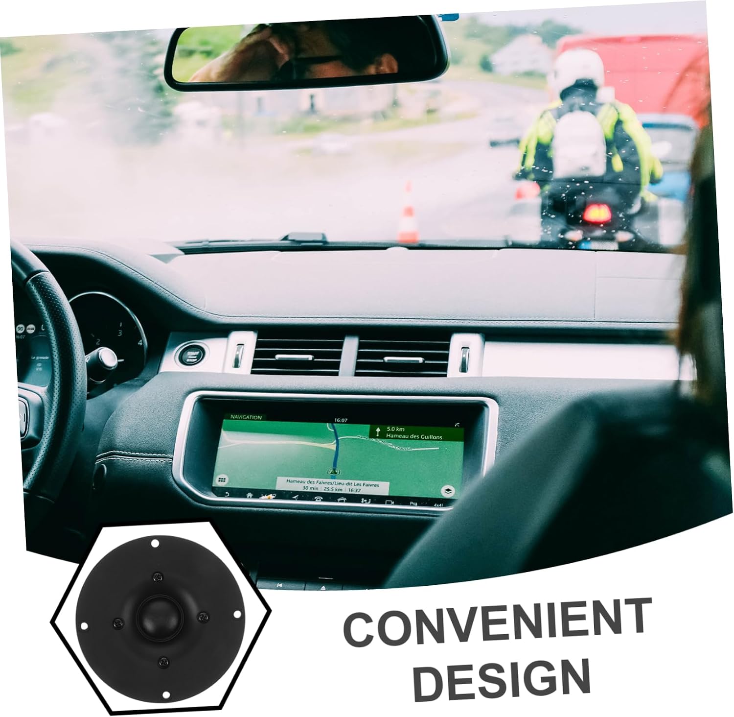 Cabilock Dome Tweeter Speaker 8 Ohm 30w 60w Black Plastic Automotive