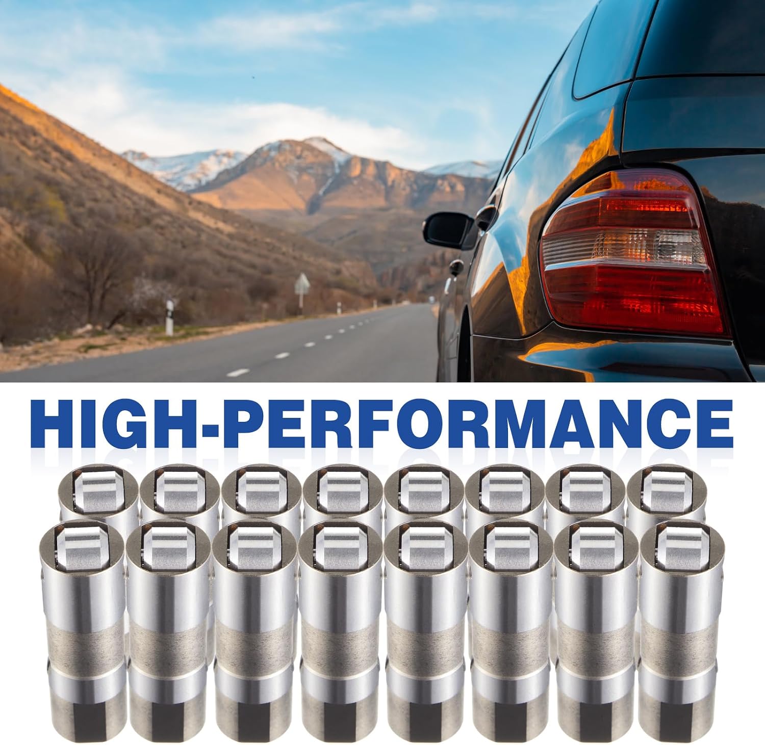 BBTO Compatible with Delphi Ls7 Lifters Set of 16 with Guide Trays Compatible with Ls Engines fits Ls1 Ls2 Ls3 Ls6 Lq4 Lq9 Ly5 Ly6 Lm7 4.8 5.3 5.7 6.0 6.2, 12499225, 25341990